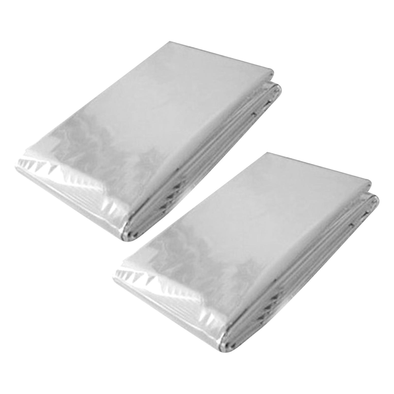 2/5/10pcs Emergency Thermal Blankets Heavy-Duty Firsts Aid Rescued Blankets for Outdoor Activities
