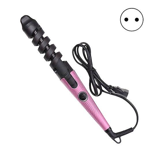 Electric Curling Iron Frizz-Free Fast Heating Portable Hair Curler Automatic Egg Roll Wavy Hair Curling Wand Women Hair Styling Tool (EU Plug)