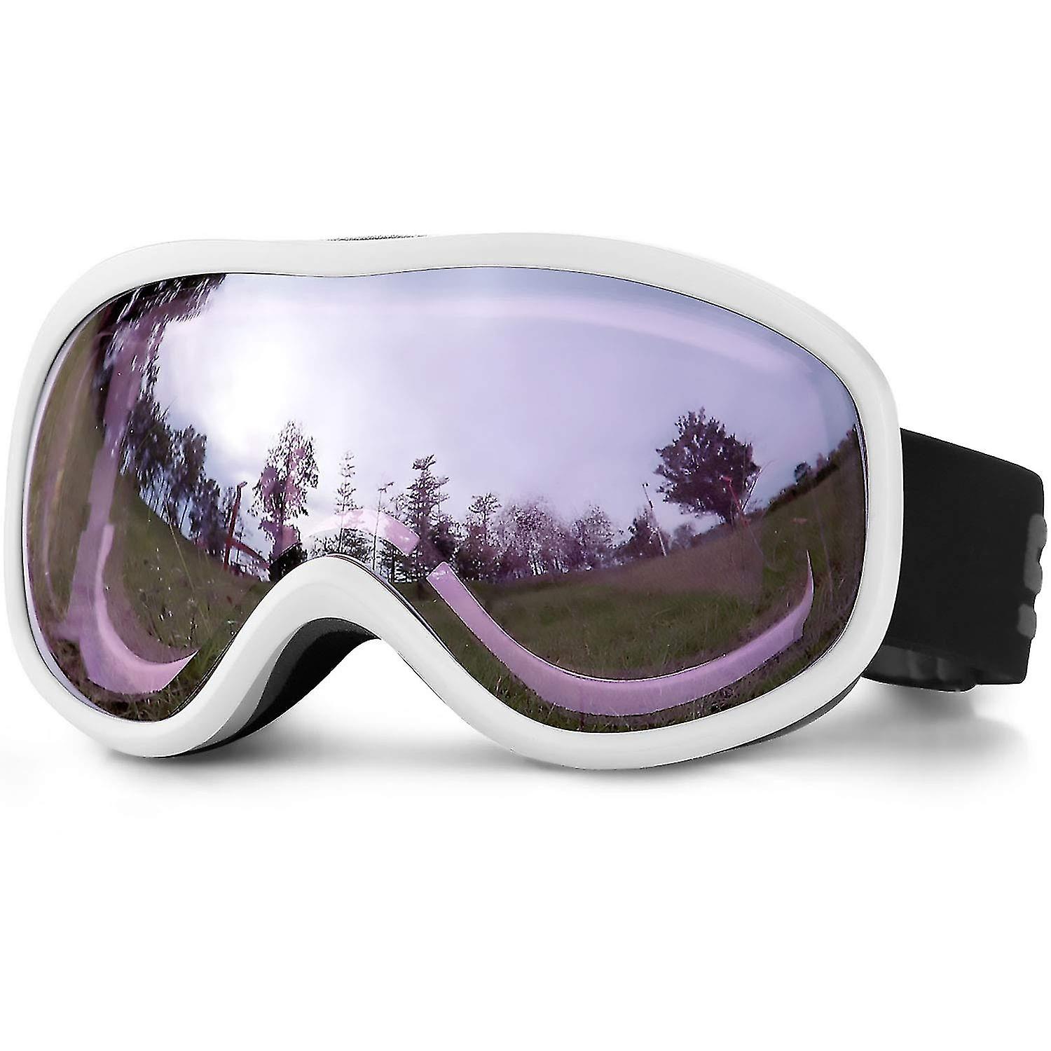 Ski Goggles Over Glasses Snow Snowboard Goggle with Anti fogs for Men Women Youth Skating Snowmobile