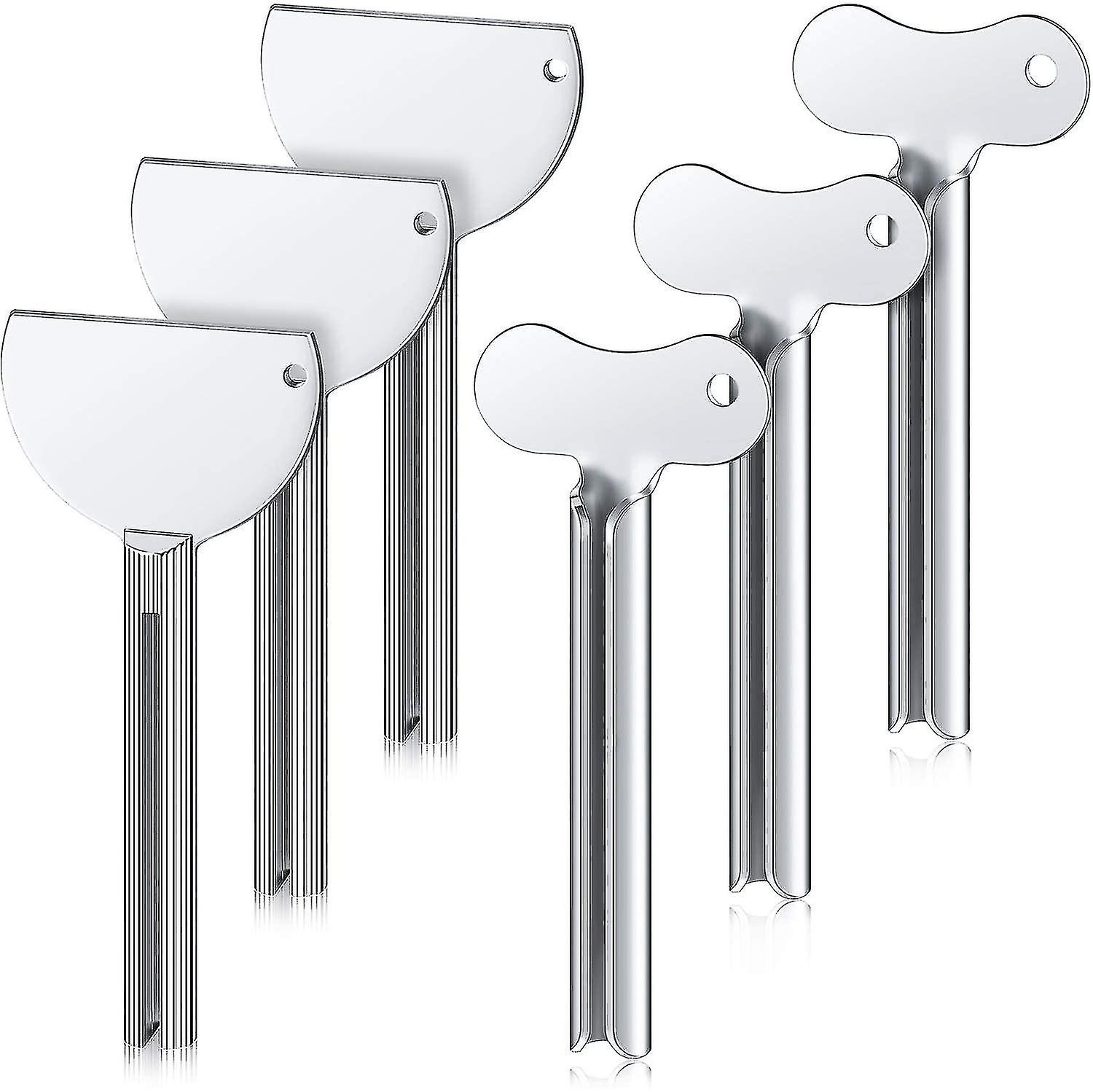 6pcs Metal Toothpaste Squeezer Dispenser