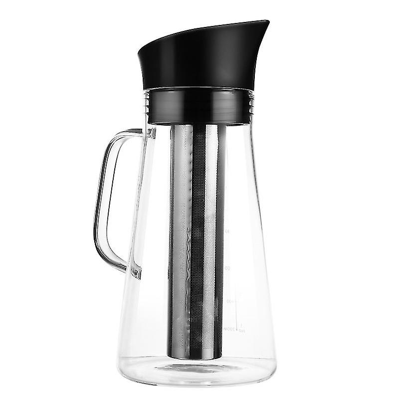 Glass, Stainless Steel Storage Bottle For Making Coffee