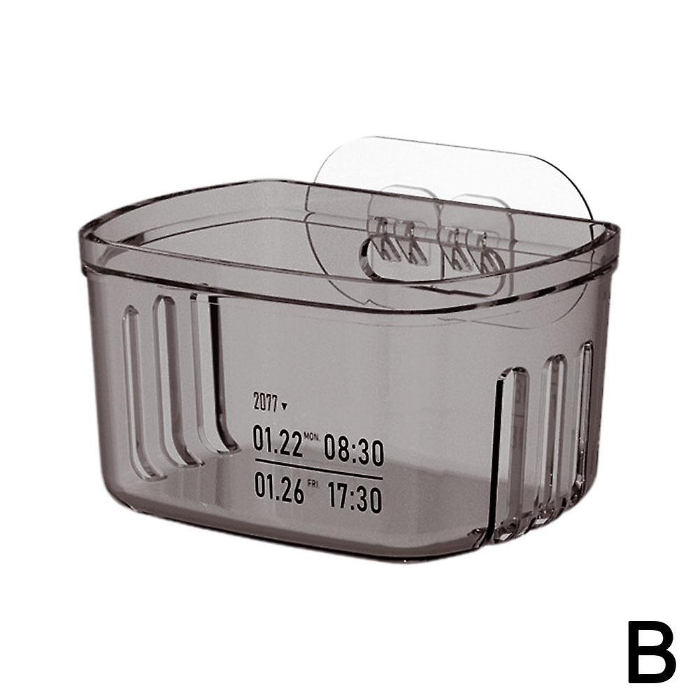 ثلاجة معلقة على الحائط صندوق تخزين متعددة الوظائف مطبخ الزنجبيل