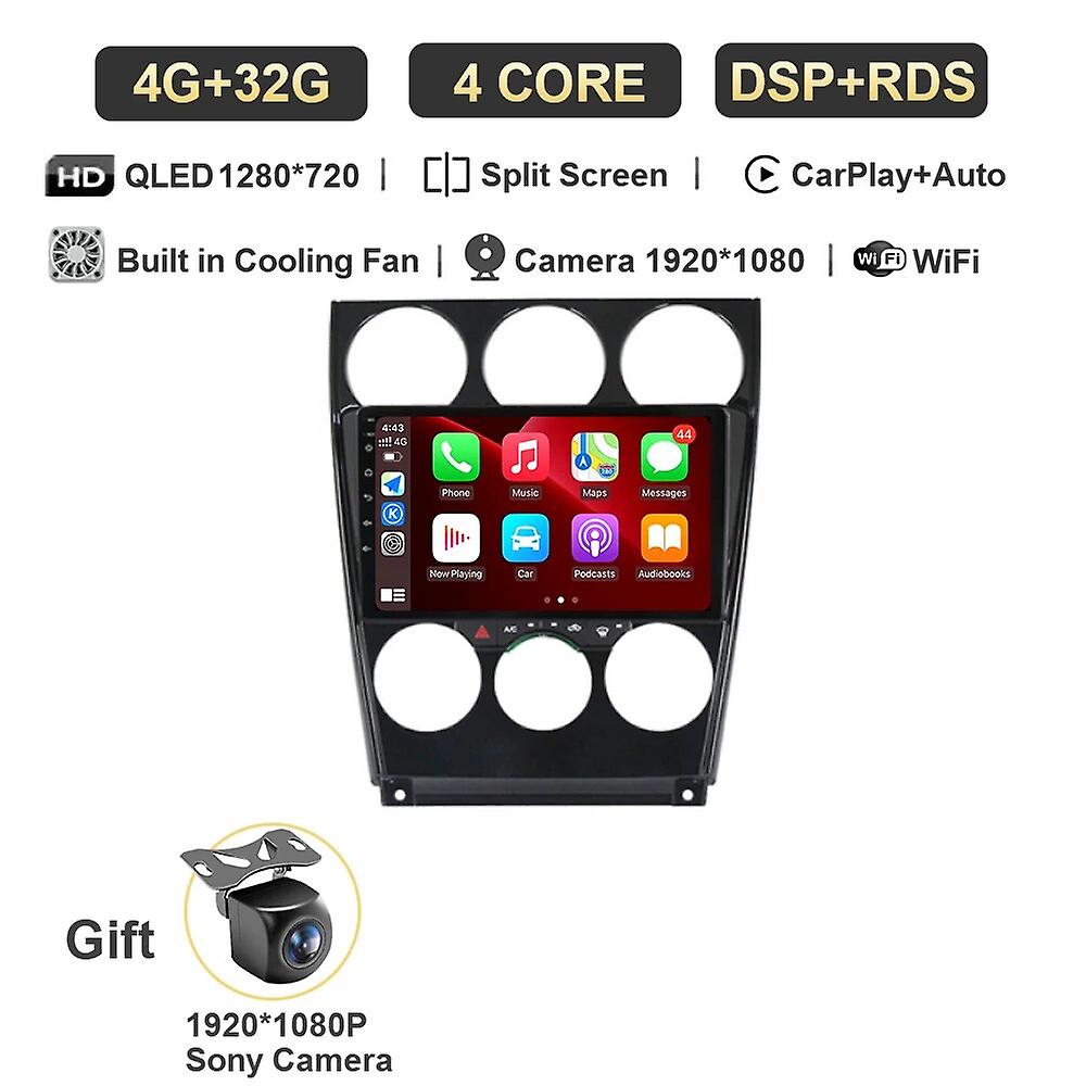 Android13 2din Carplay Car Multimedia Player For Mazda 6 2004-2015 Car Radio Gps Navigation Auto Radio Stereo Blutooth Player