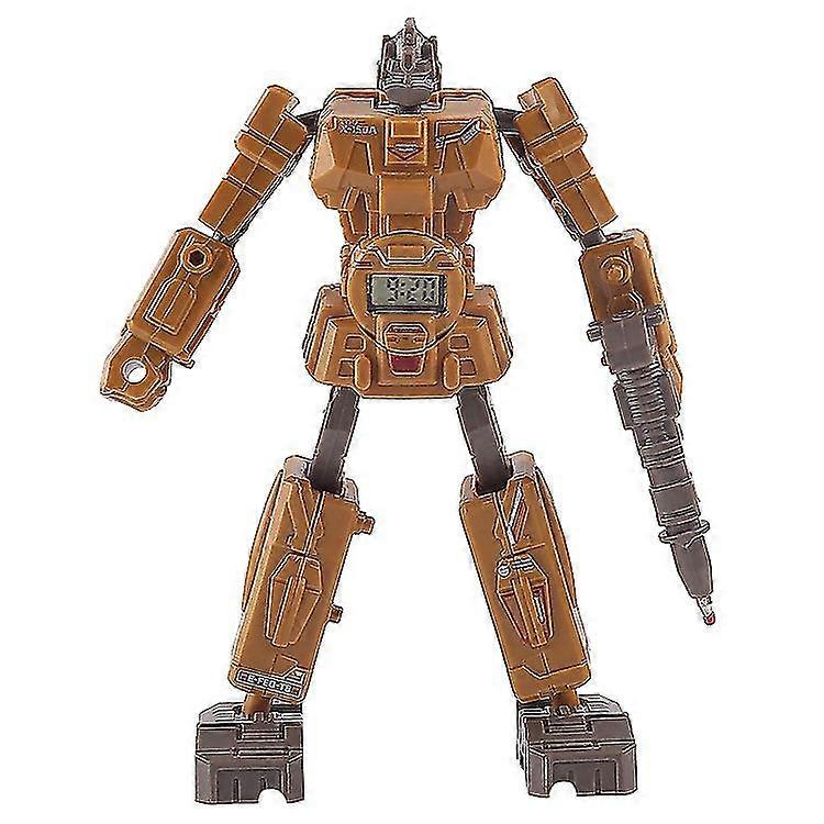 Children's Transformer Toys Transformers Transformer Pen Robot Electronic Time Pen Adjustable Rotatable Two-in-one Toys