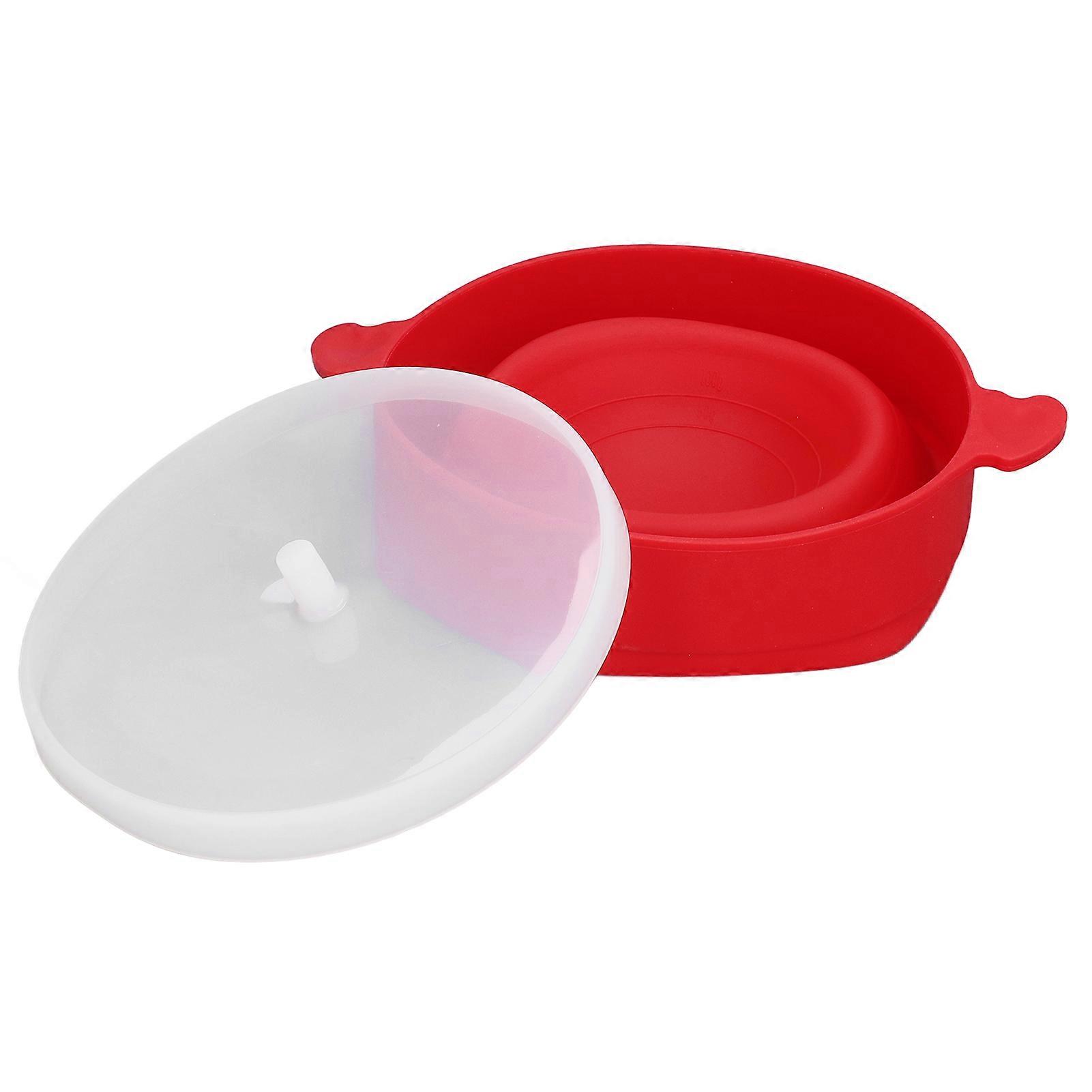 Microwave Popcorn Popper Silicone Collapsible Bowl Maker High Temperature Resistant with Handle