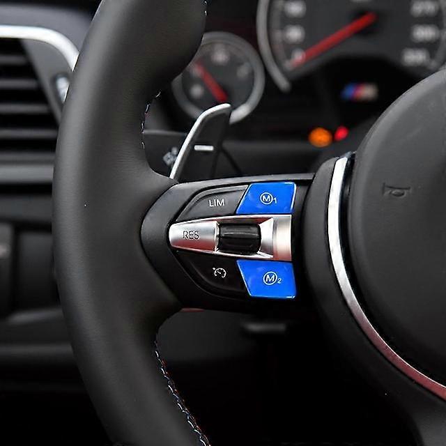 For Bmw M3 M4 F80 F82 F83 3 Series E90 E92 E93 Steering Wheel M1 M2 Buttons Mode Switch Button Red Yellow Modified Accessories - Steering Wheels & Hor