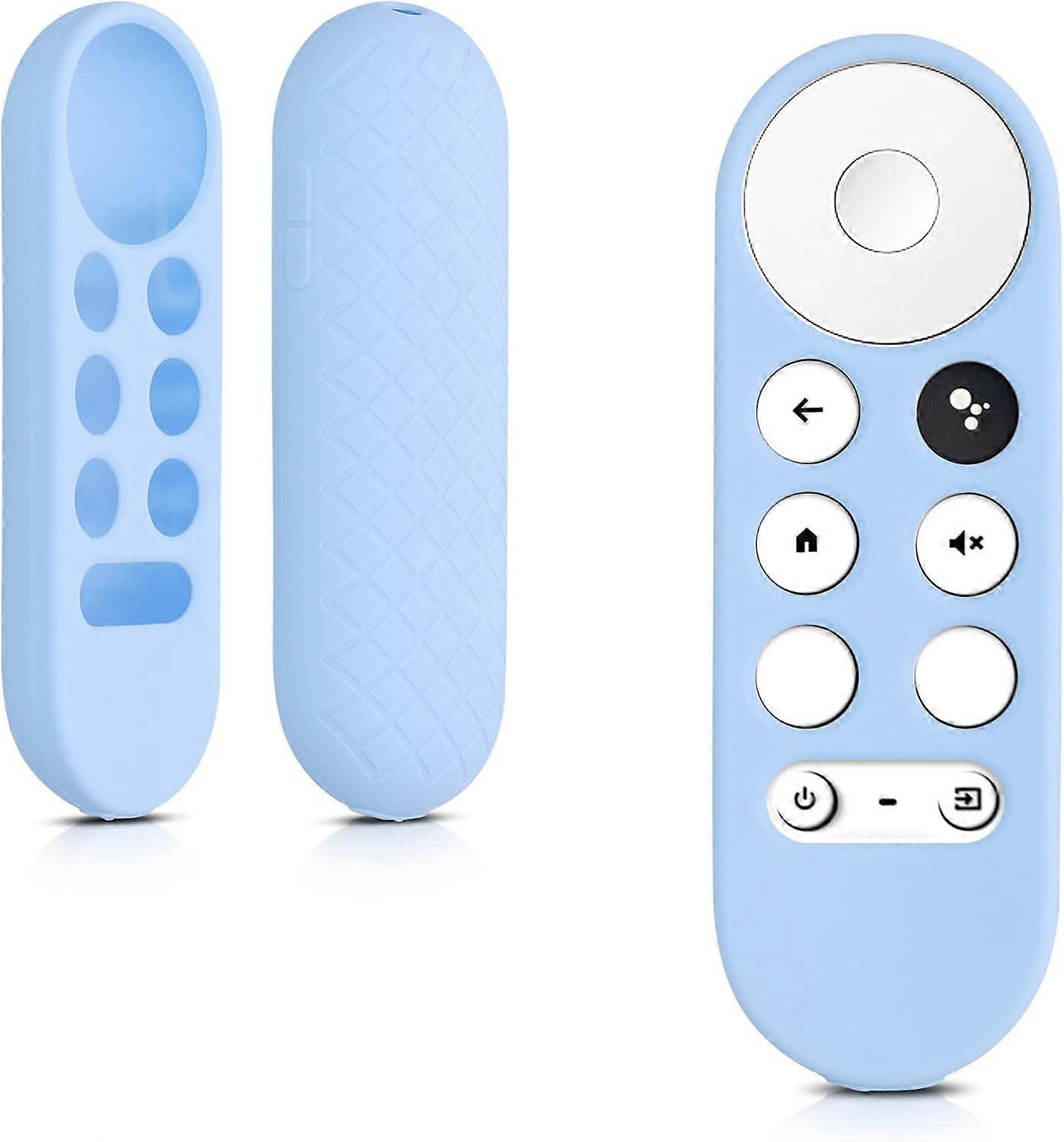 Bleu Clair- tui Compatible avec Google Chromecast 2020 4K / Chromecast 2022 HD Coque - Coque tlcommande TV en Silicone