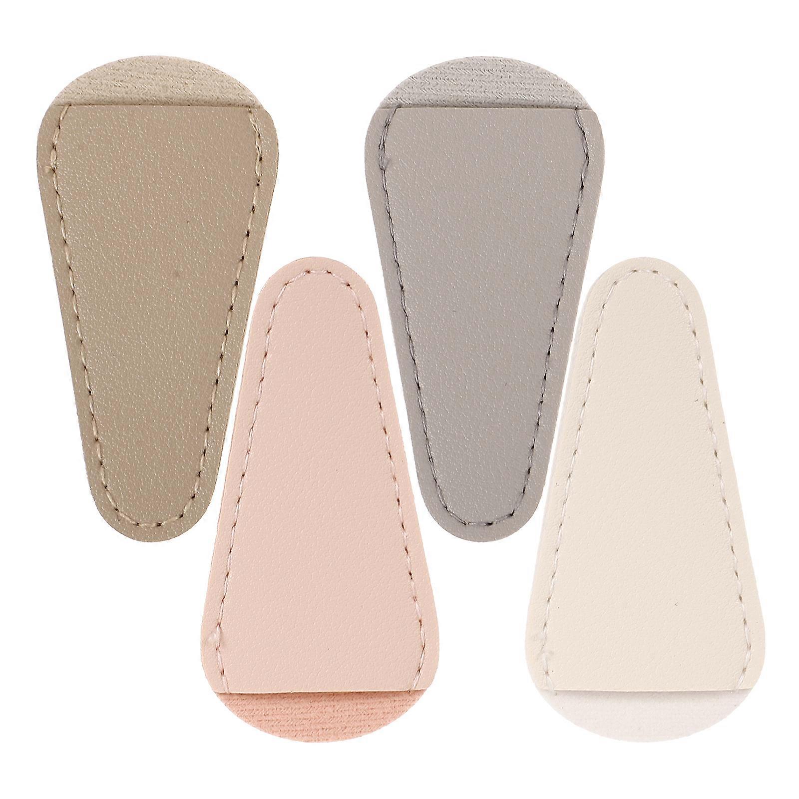 4pcs cutícula tesoura cobre cutícula nipper protector manicure tesoura capa protetora