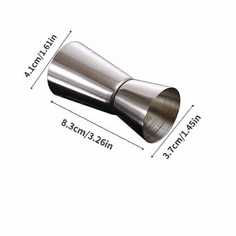 Stainless Steel Dual Shot Cocktail Jigger, Uncharged Kitchen Gadget for Measuring Spirits and Drinks, Durable Bar Tool Accessory for Precise Mixing