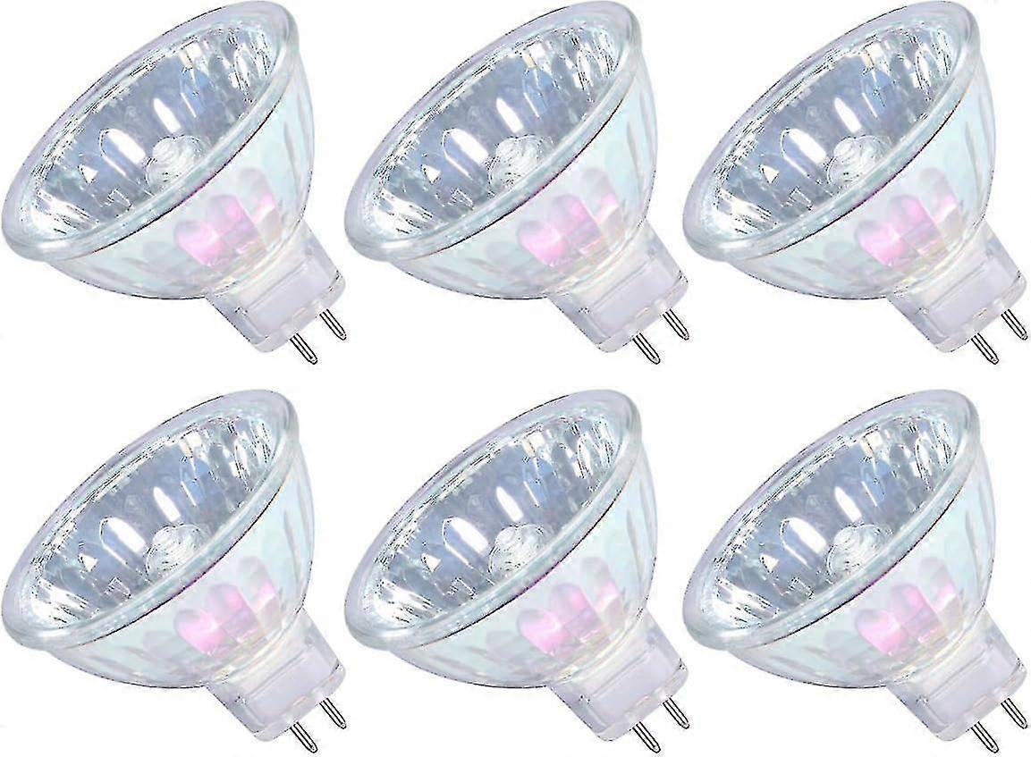 6pcs Mr16 Halogen Light Bulbs 35w 12v Gu5.3 Spotlights For Ceiling Light Dimmable