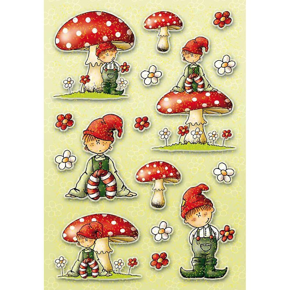 Herma Self-Adhesive Dwarves Stone Decorative Sticker Made of Special Materials