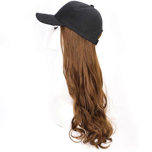 Baseball Cap With Synthetic Wig