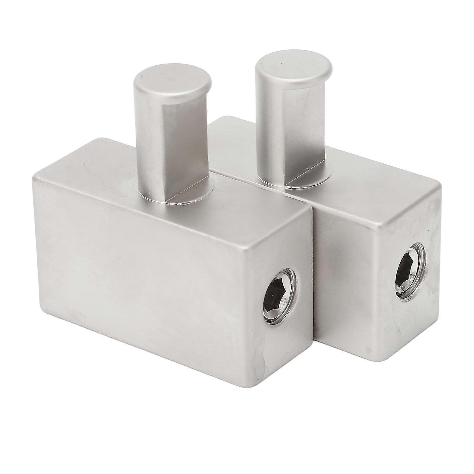 2pcs Dual 1/0 Gauge to 1/0 Gauge Amplifier Input Reducer Nickel Plated Aluminum Alloy High Power for Car Audio