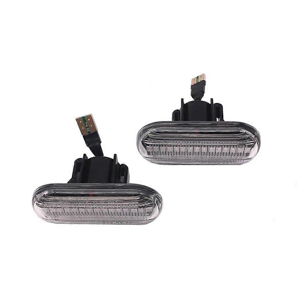2x Led Dynamic Turn Signal Lights Side Marker For Renault Clio Trafic Kangoo Twigo Dacia Logan Duster Nissan Interstar Primastar