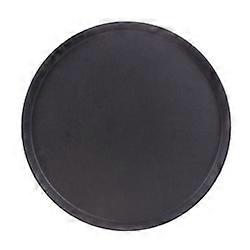 Round Rubber-lined Serving Tray, 11-inch
