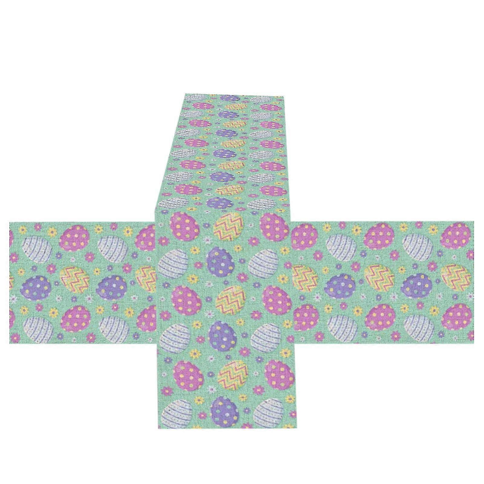 easter bunny table runner easter holiday kitchen dining table runner for home