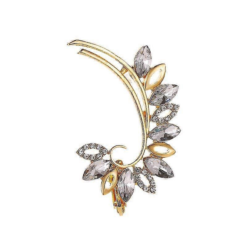 No Piercing Crystal Rhinestone Ear Cuff Wrap Stud Earrings