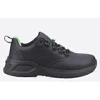 Amblers 612 Leather Safety Trainers Black