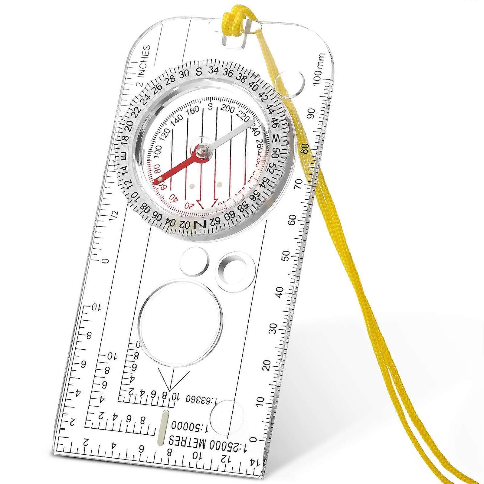 2025,Navigation Compass Boy Scout Compass Orienteering Compass Lightweight Hiking Compass with Adjustable Declination for Expedition Reading Map Orien