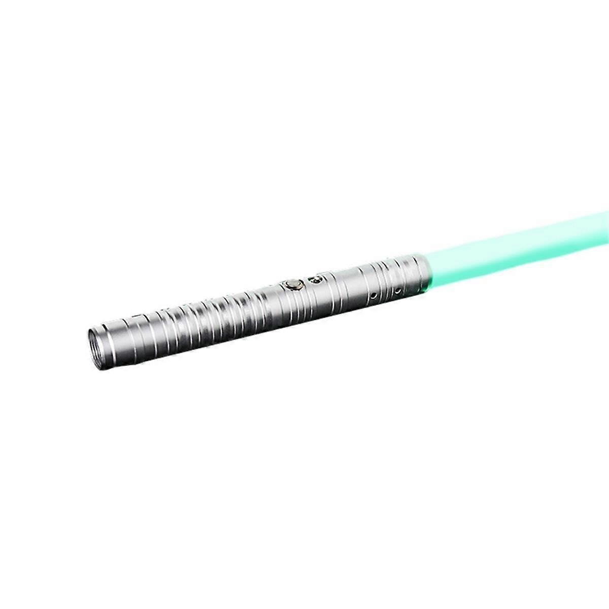 Metal Lightsaber Dueling Smooth Swing Laser Sword of Light 16 Color Changing Weapon Flashing Toy Si