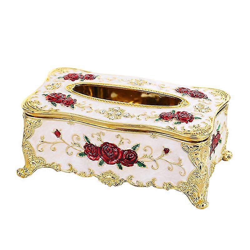 desktop tissue holder rose pattern tissue box plastic tissue box living room tissue box