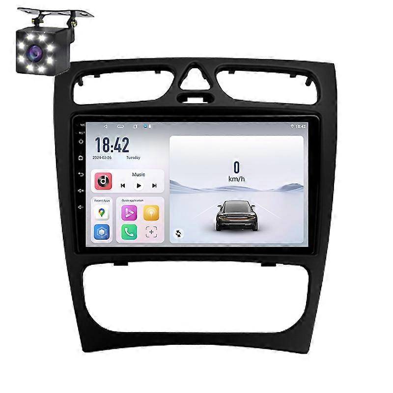 Car Multimedia For Mercedes Benz C Class S203 CL203 2000-2004 Video Radio Player Carplay Navigation 