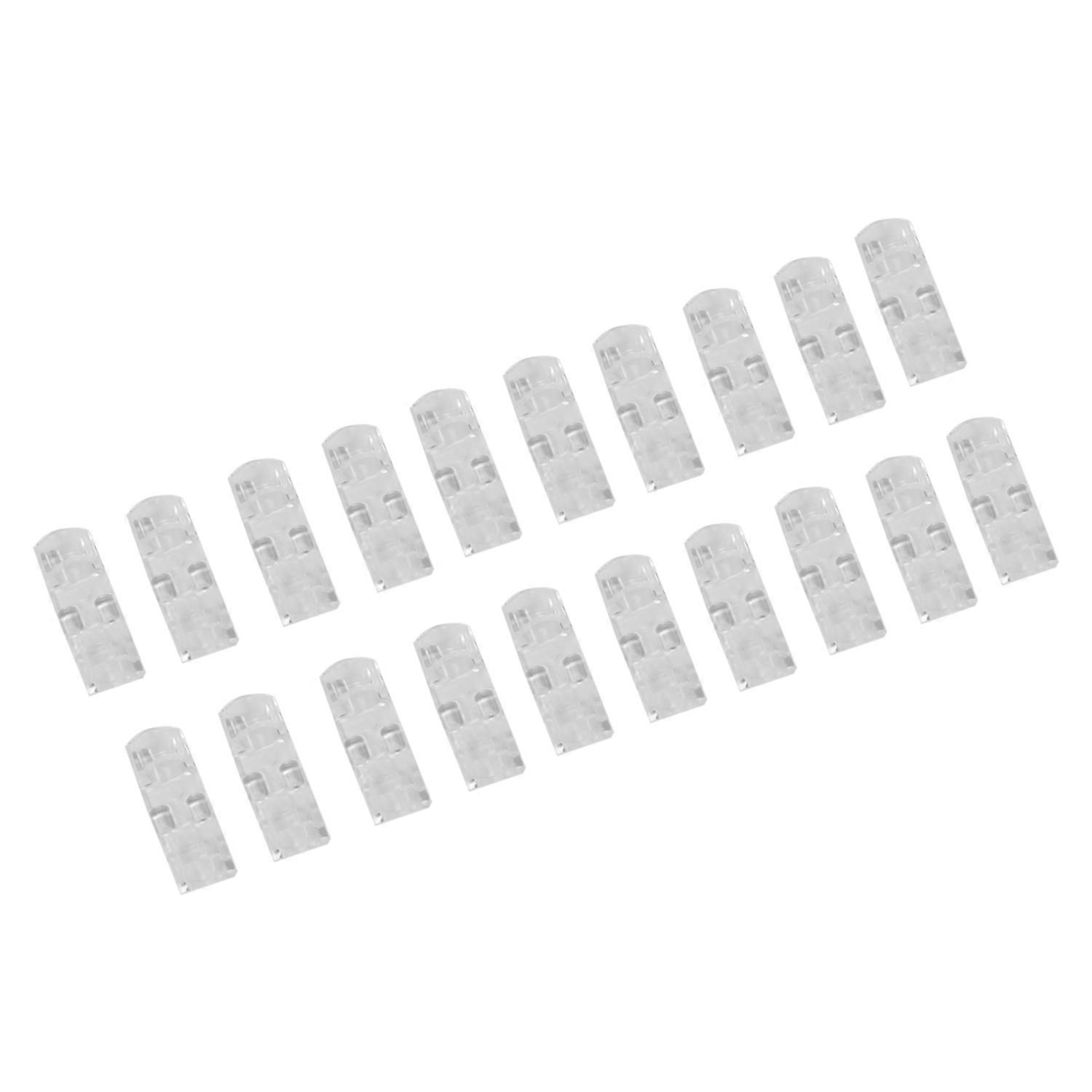 20pcs/lot Wire Fixing Clip Desktop Wire Clear Up Clips Holder Cable Clip Device USB Cord Clips Hold