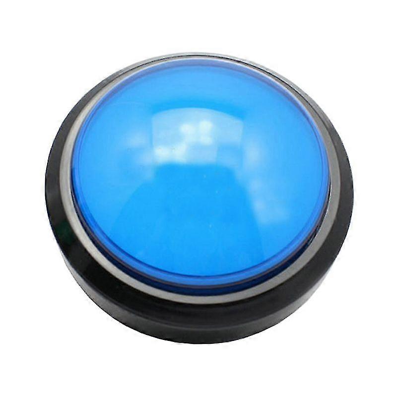 100mm stor rund trykknapp led opplyst med mikrobryter for DIY arkade-yvan