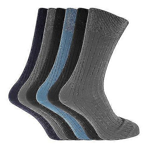 Klassiska strumpor i 100% bomull (förpackning med 6)