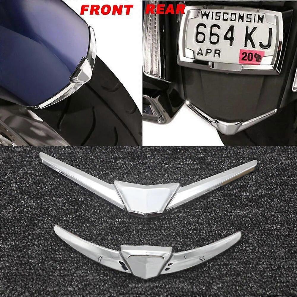 Chrome Motorcycle Rear and front Fender Tip Trim Case for Honda Goldwing GL1800 GL 1800 From 2018+