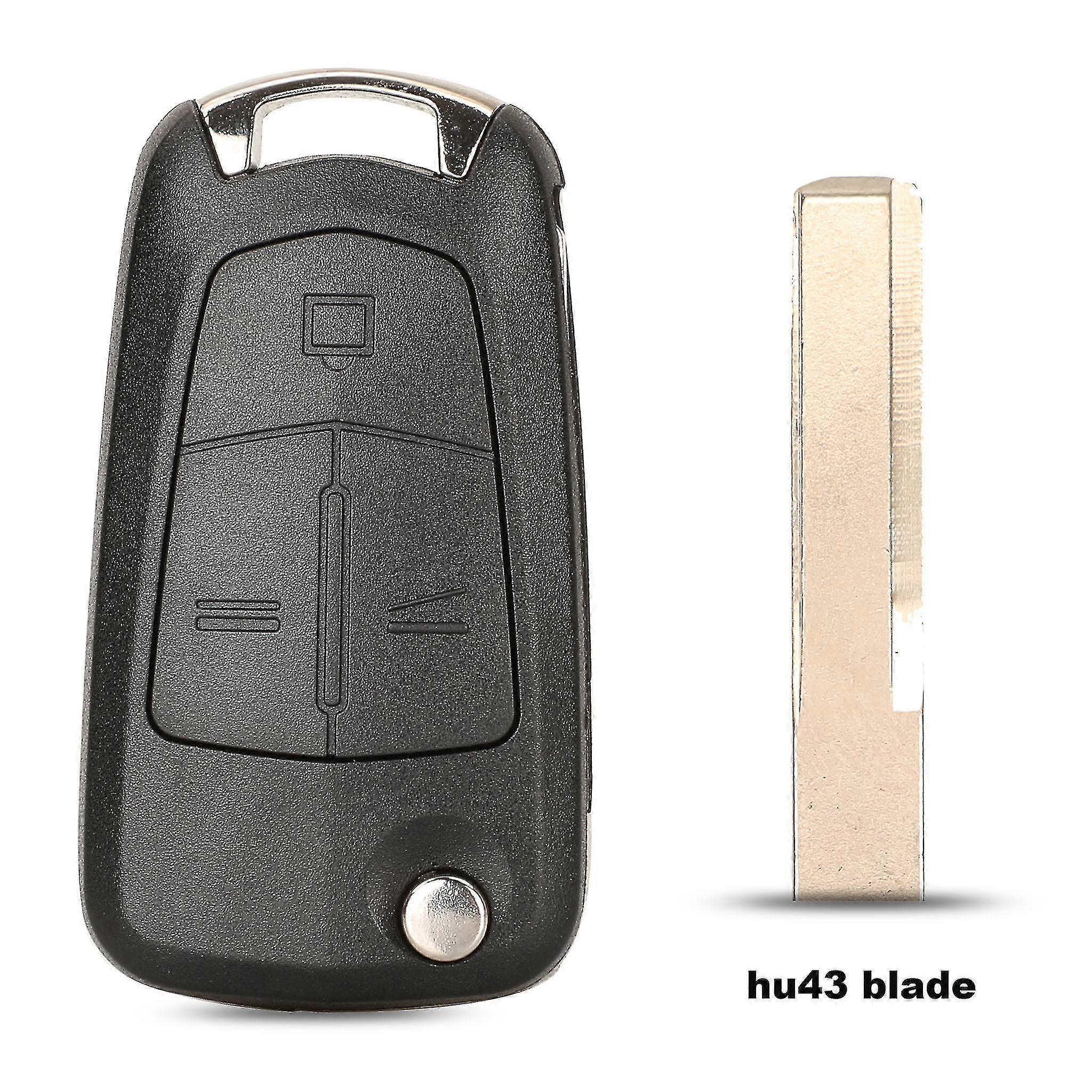 Flip Key Shell For Opel Astra H Corsa D Vectra C Zafira 23 Buttons Remote Car Key Case Uncut Blade Blank Replacement