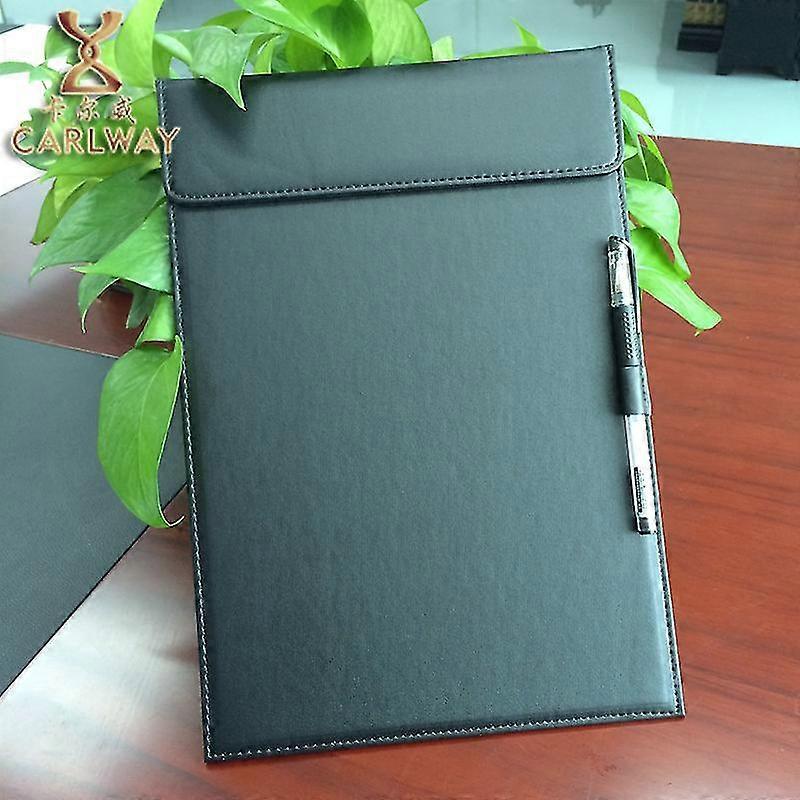 High-grade Pu Leather Business Office Conference Agreement Writing Pad Clipboard Menu File Folder A4 Desk Organizer Folders 311d