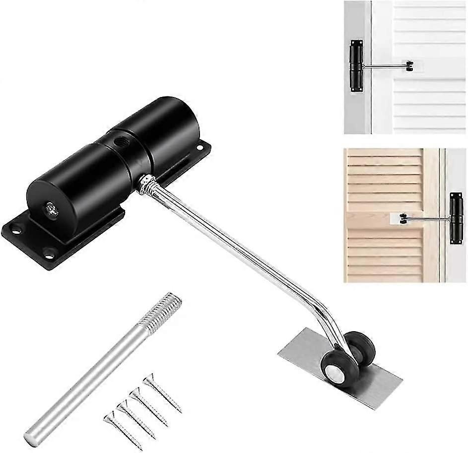 Door Closers, Automatic Spring Closing, Adjustable Steel Door Closer, Internal Automatic Door Closer, With Adjustment Lever And Screws
