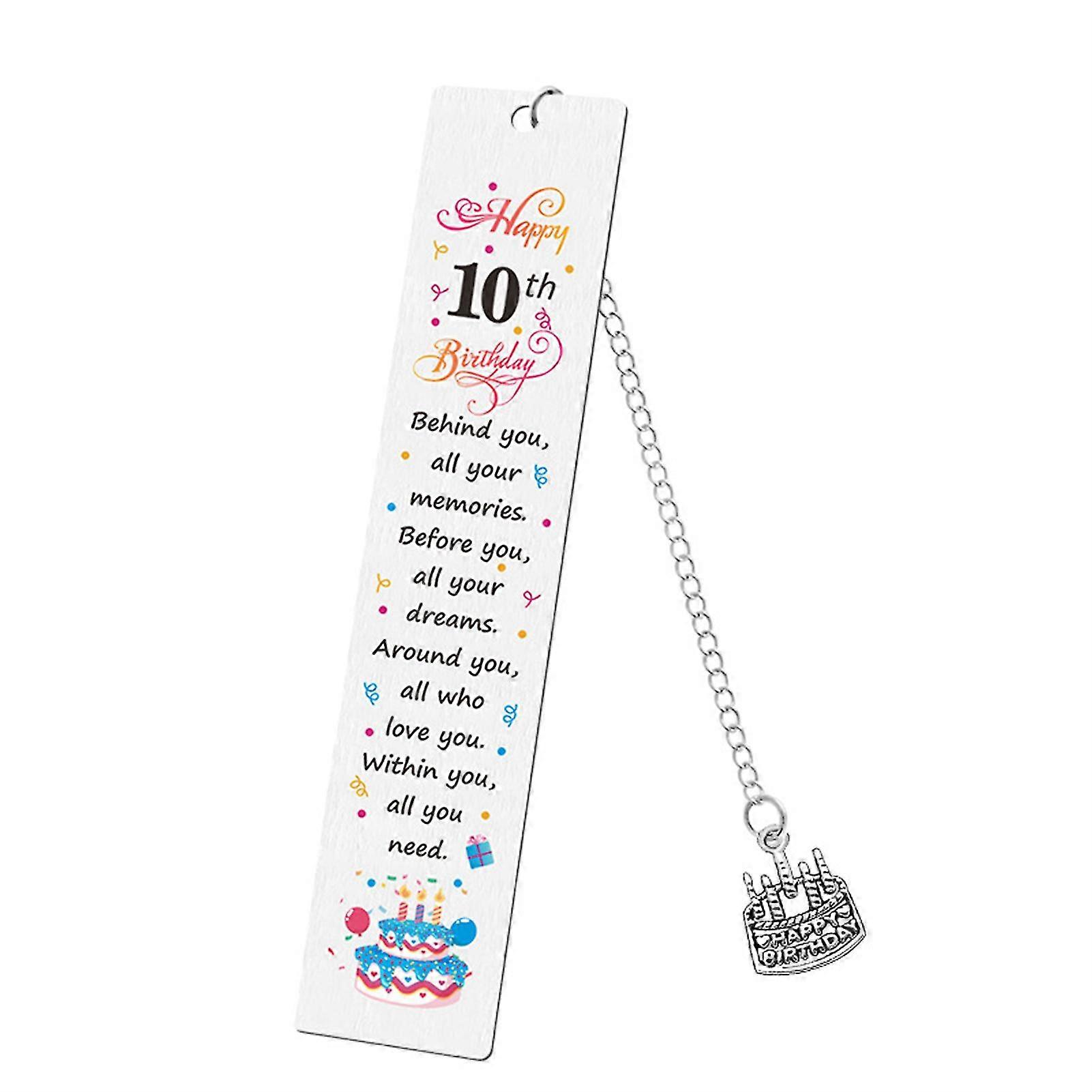 Birthday Theme Patterns Bookmark Philosophical Quotes Vivid Patterns Bookmark For Birthday Greeting And Commemorations
