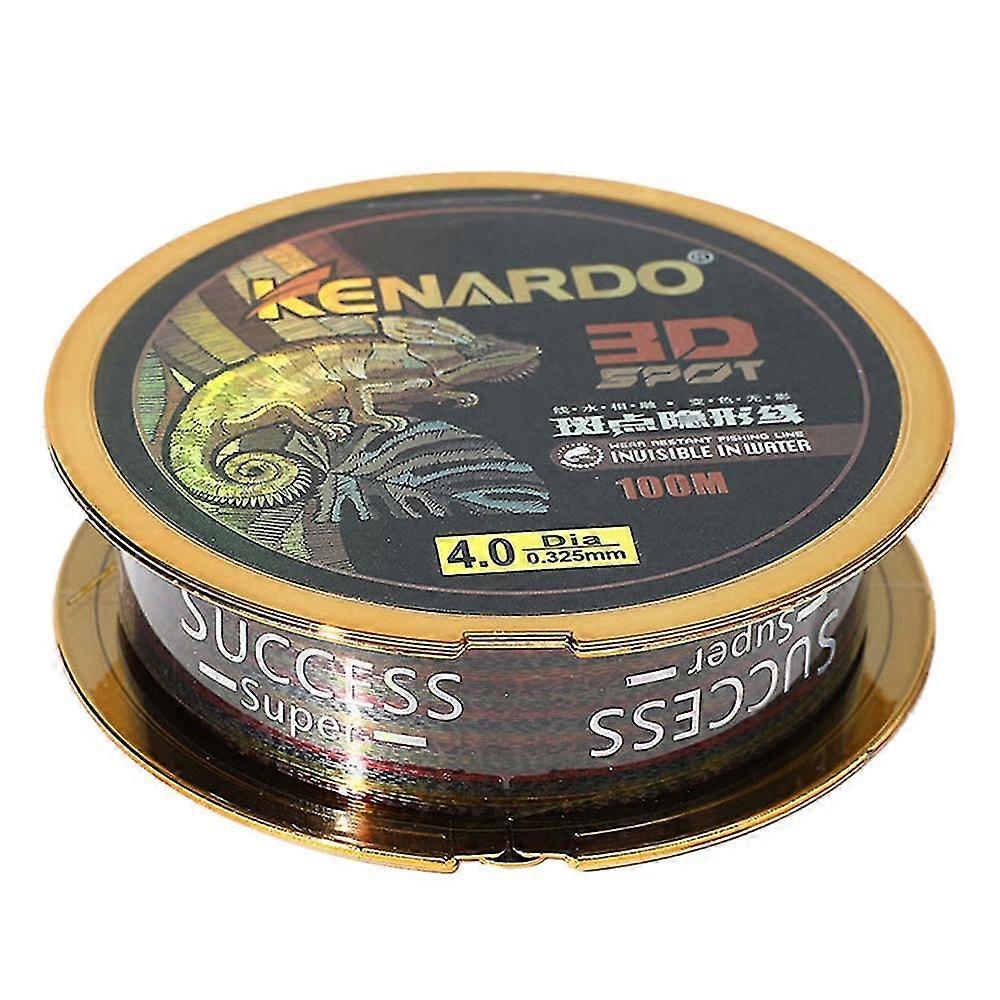 Kenardo 100m Invisible Spot Main Line Camouflage Discoloration Line Fishing Line Sub Line Strong Te
