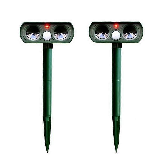 Animal Repeller Solar Power Motion Sensor Ultrasonic Deterrent Bird Cat