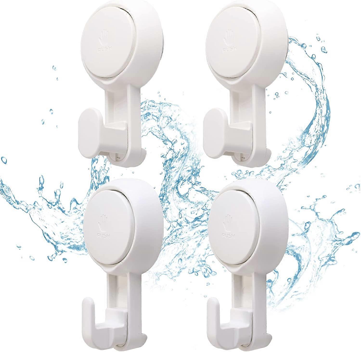 Powerful Vacuum Suction Cup Hooks Shower Holder Removable Bathroom Hooks Suction Towel Rack
