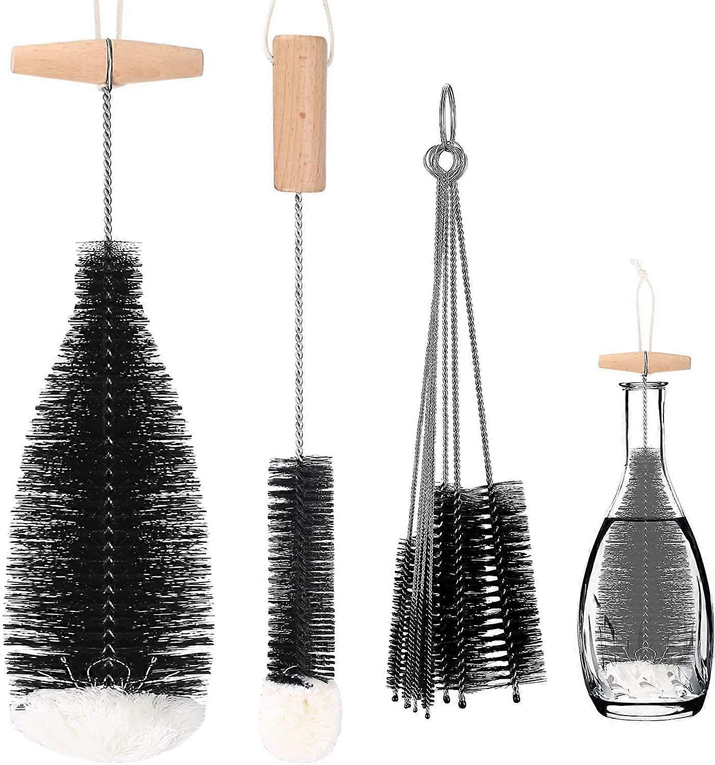 3 Pcs Bottle Brush,bubble Bottle Cleaning Brush