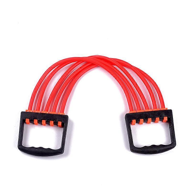 5 String Chest Expander Adjustable Resistance Arm Strength Trainer Resistan