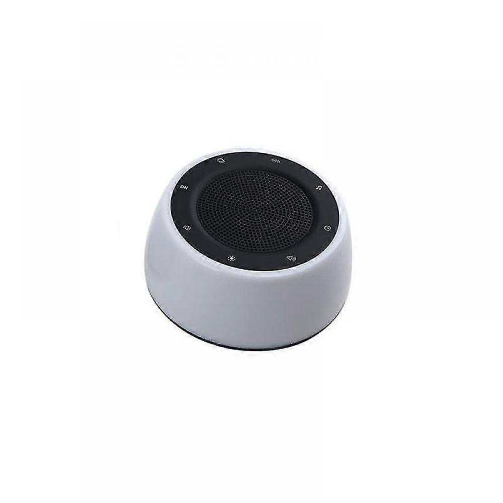 White Noise Machine, With 16 Natural Sounds, Memory Function, Adjustable Timer, Portable, Relaxation (1pc)