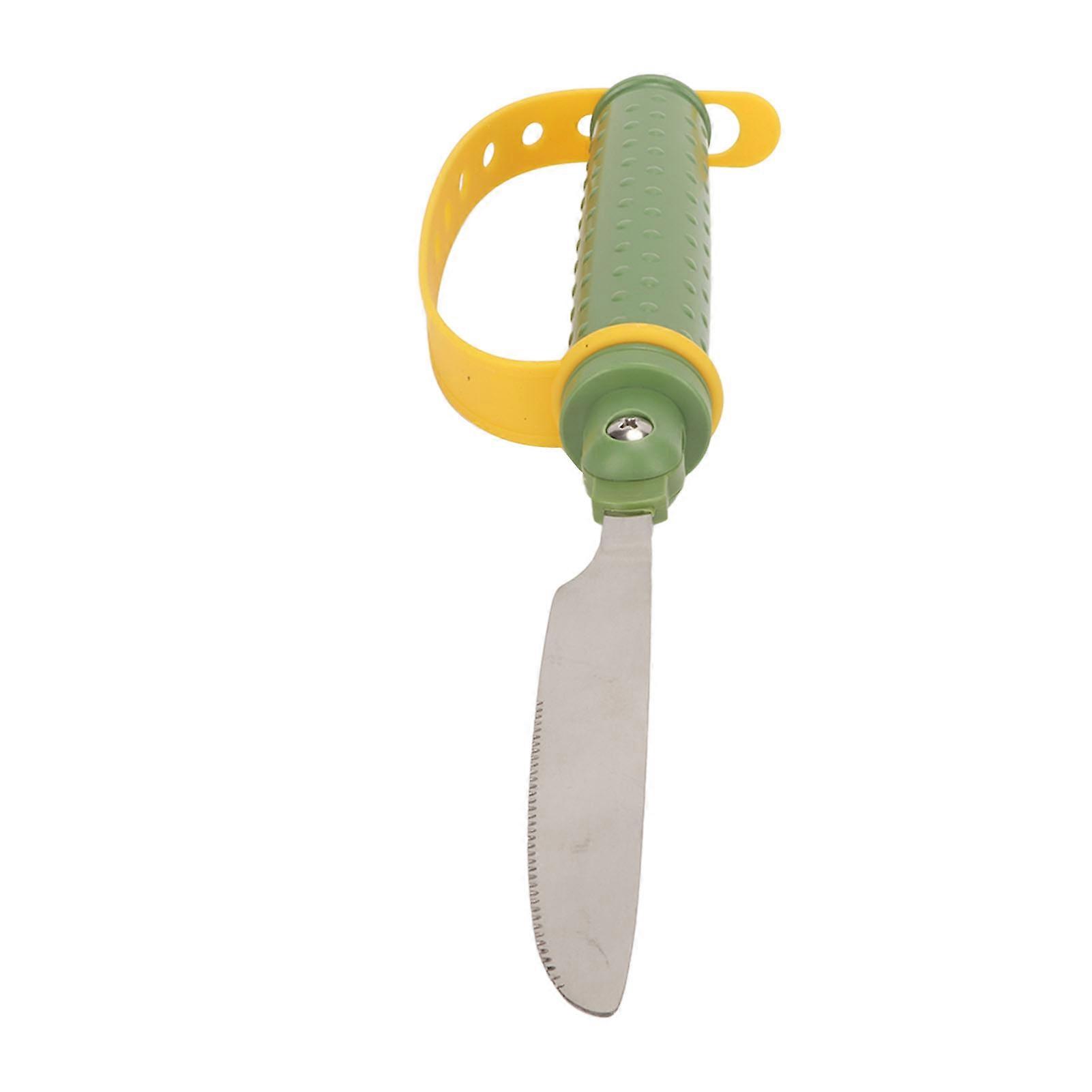 Adaptive Arthritis Knife Stainless Steel Weighted Thicken Prevent Slip Flexible Easy Grip Eating Aids Knife