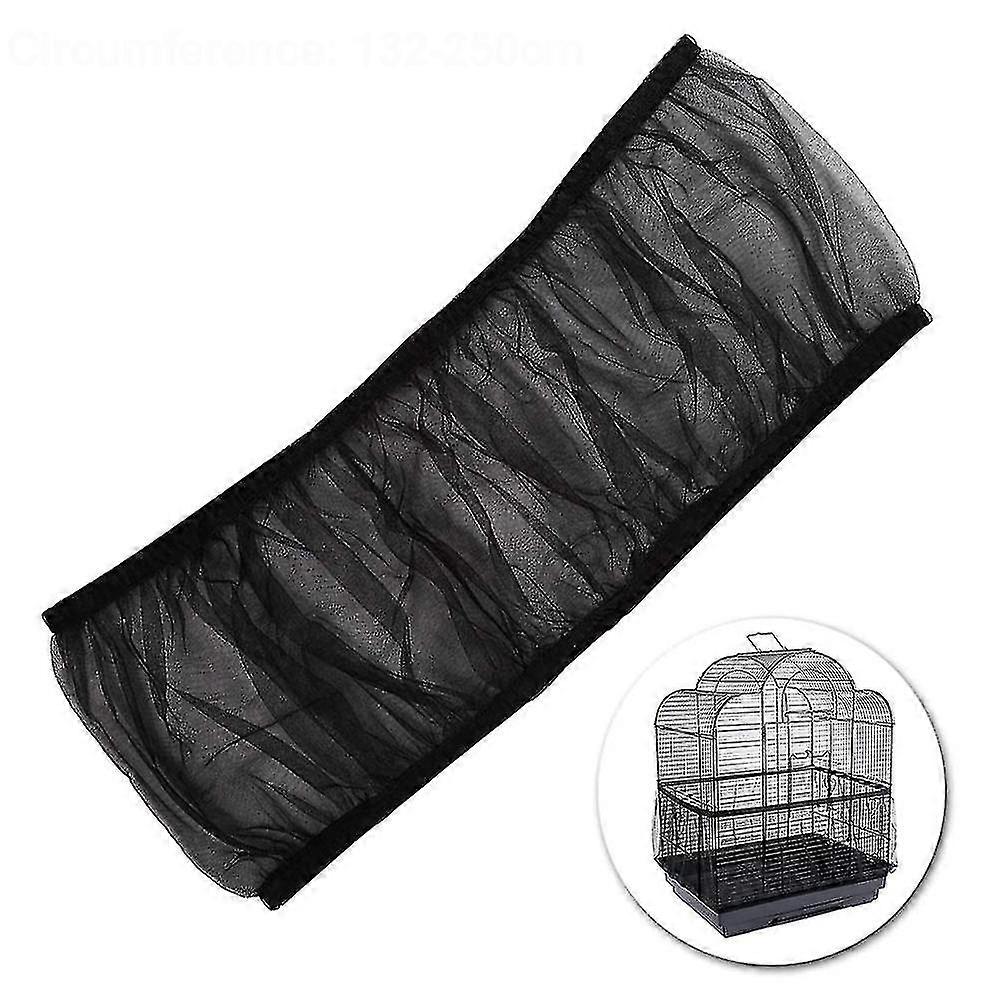 Large Mesh Bird Cage - Black
