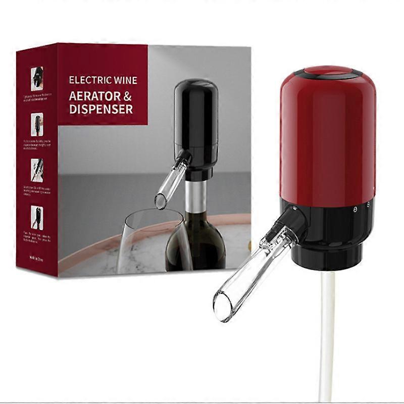 MIMIGO Wine Aerator Pourer, Electric Accelerated Oxidation Wine Decanter Spout, No Dripping and Washable Wine Dispenser Pump, Best Gift for Wine Lover