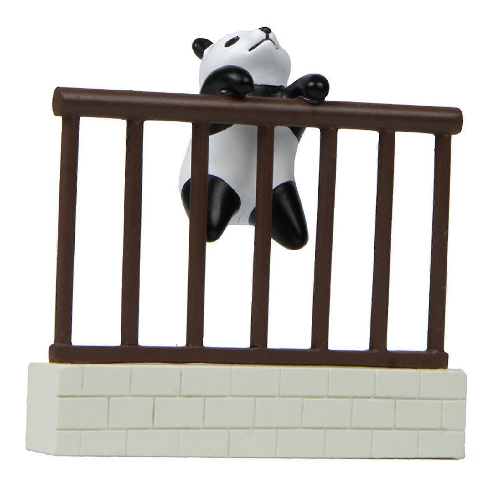 Panda Fence Lättbärande dockhusmöbler för skåp Vardagsrum Kontor A