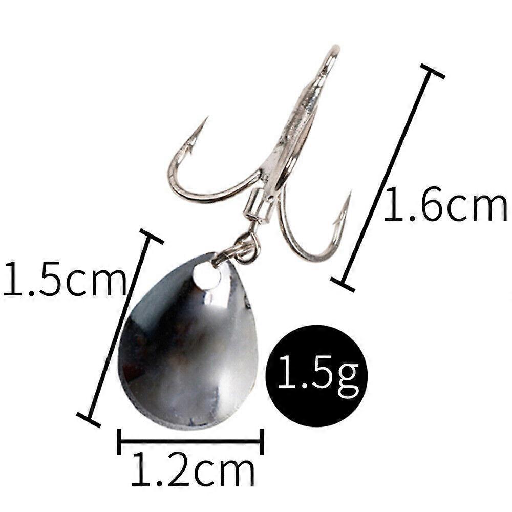 10pcs Treble Hook Fishing Hooks Size 2# 4# 6# 8# Strong Sharp High carbon Steel
