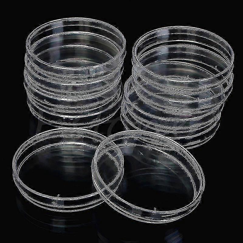 10 قطعة / حزمة 90 × 15 مم أطباق بتري بلاستيكية لخميرة بكتيرية لوحة رطل7806175562618