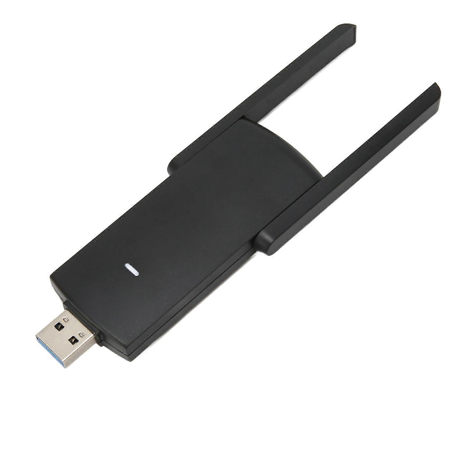 USB 3.0 WiFi Adapter with 2 5dBi Antenna 2.4GHz 5GHz Dual Band 1300M Wireless Network Adapter for Windows11 10 8 8.1 7 Vista XP