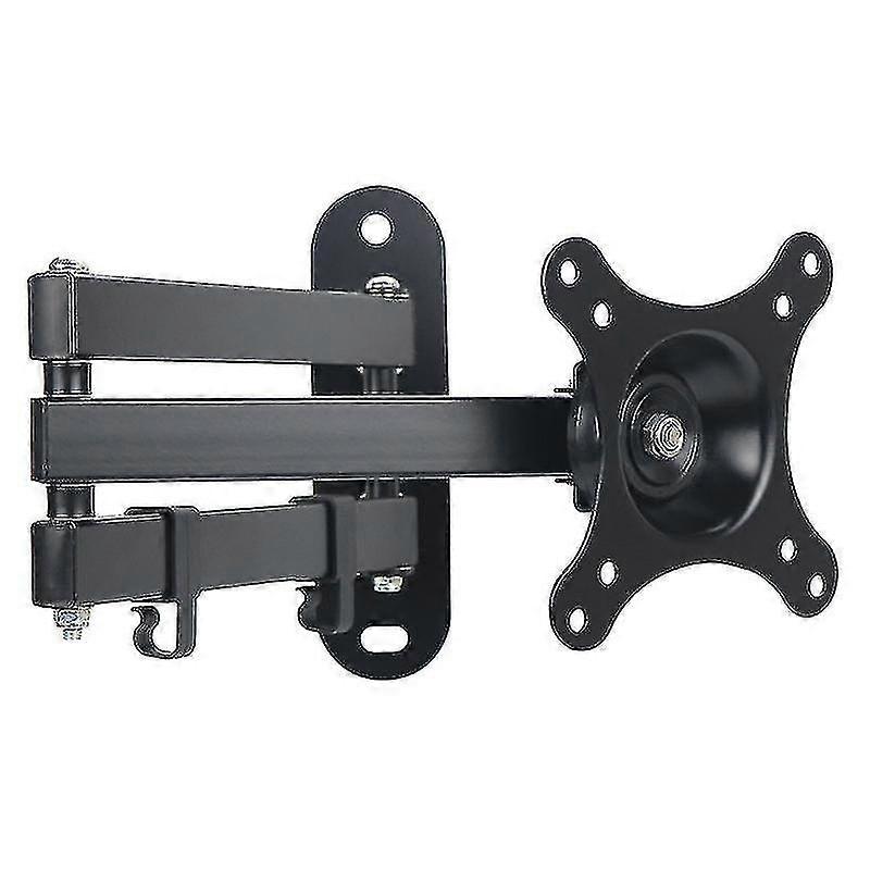 Lcd Αυτοκινούμενο τροχόσπιτο/τροχόσπιτο Tv Bracket Αλουμινίου Επιτοίχια Τοποθέτηση Βραχίονα Αντι-κούνημα (1pcs, Μαύρο)