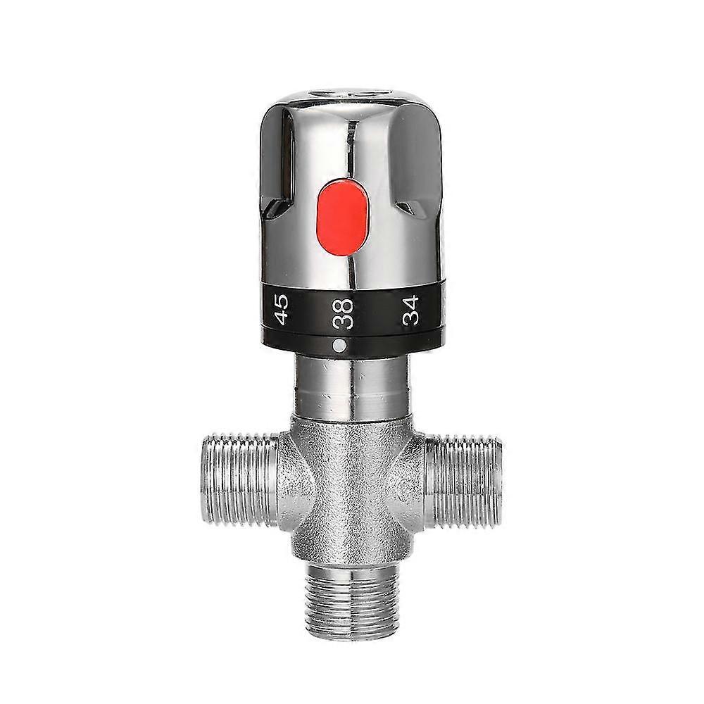 Bathroom Adjustable Thermostatic Mixer Valve Brass Water Mixer Hot/cold Water Mixing Temperature Control Valve For Home