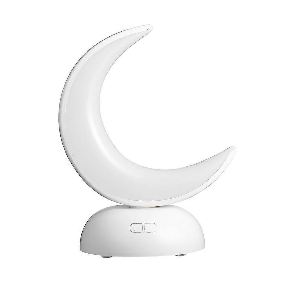 Table Lamp, Crescent Moon Portable Night Light And Aroma Lamps, Usb Rechargeable, Adjustable Brightn